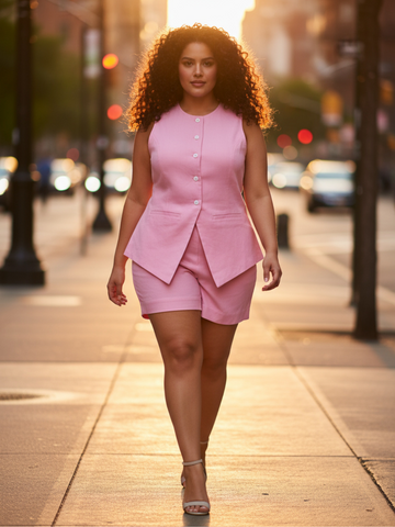 Blush Boss Co-ord Set — Charaavi Curve Story