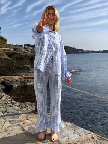 Gingham Dream Lounge Set