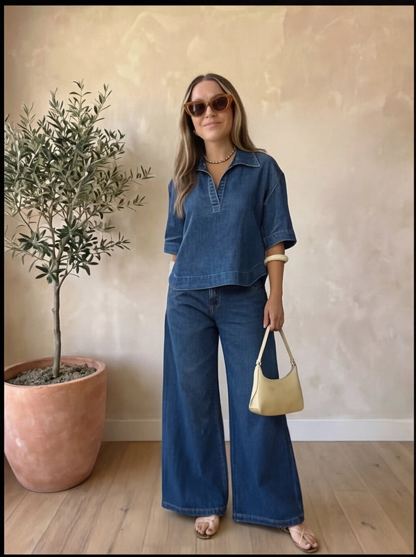 Everyday Relaxed Denim Co-ord Set