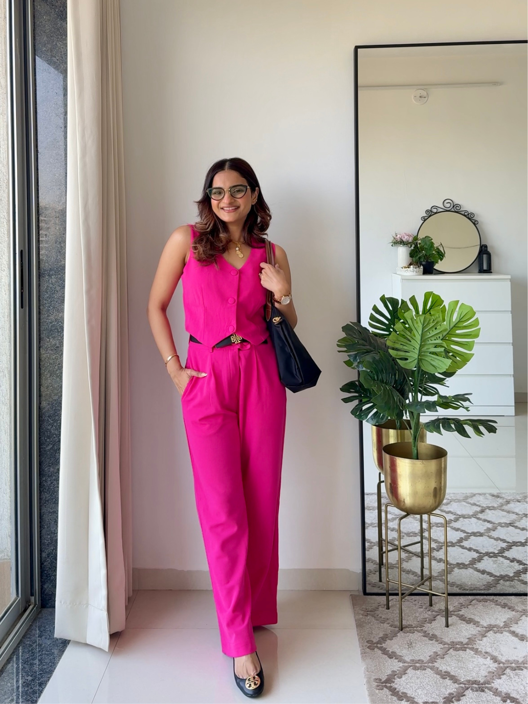 Dahlia All Day Co-ord Set with Waistcoat and Wide Leg Pants