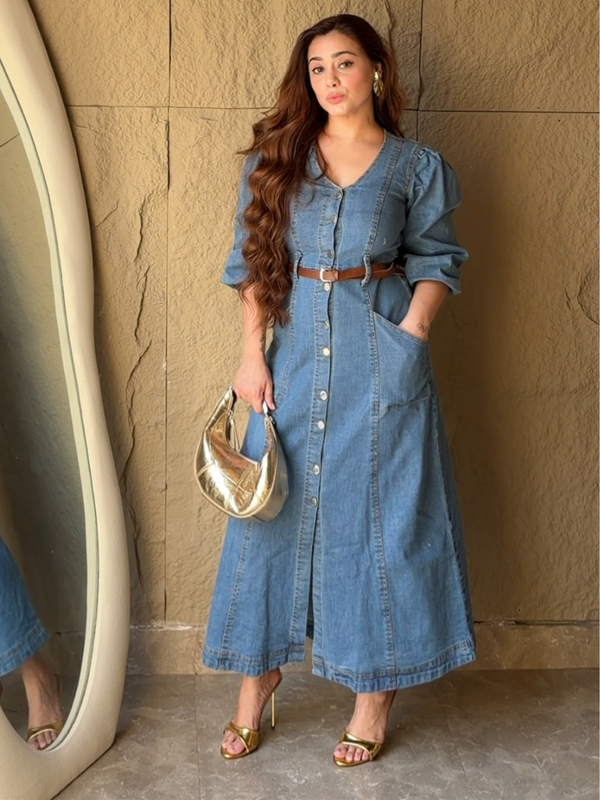 Classic Curve Denim Dress