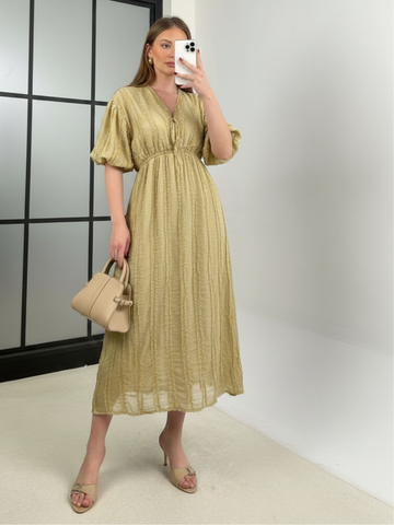 Olive Meadow Maxi Dress
