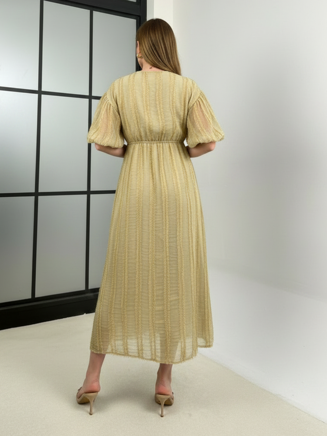 Olive Meadow Maxi Dress