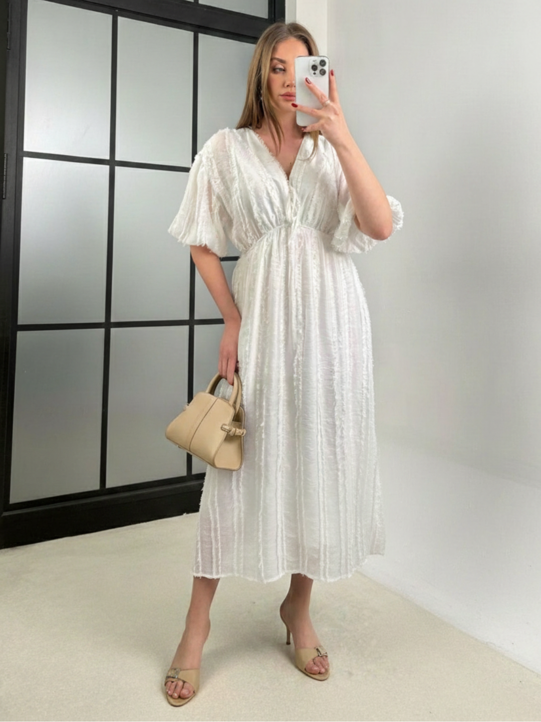 Ivory Meadow Maxi Dress