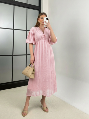 Blush Meadow Maxi Dress