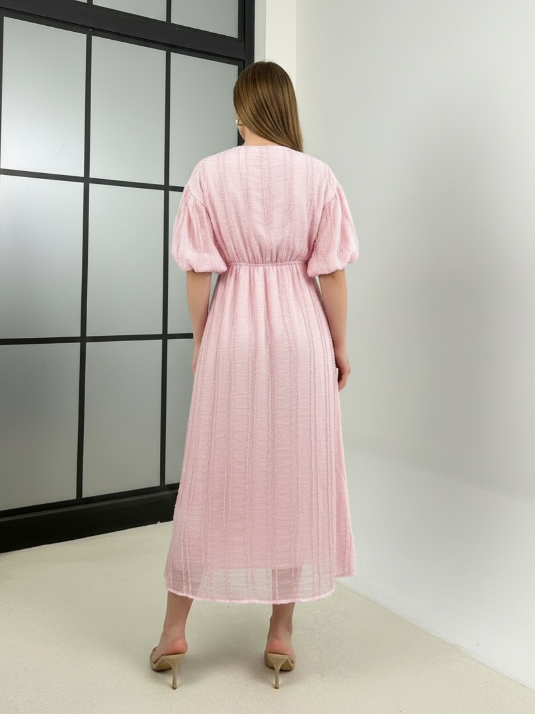 Blush Meadow Maxi Dress