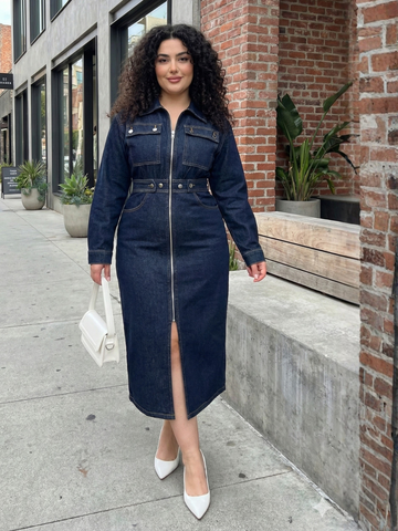 Blue Hour Denim Dress – Curve Edit