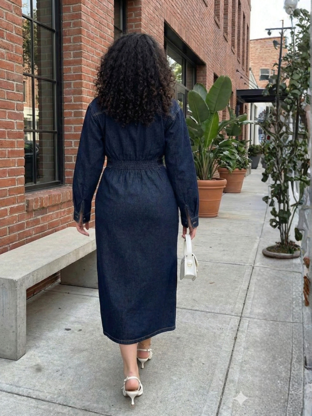 Blue Hour Denim Dress – Curve Edit