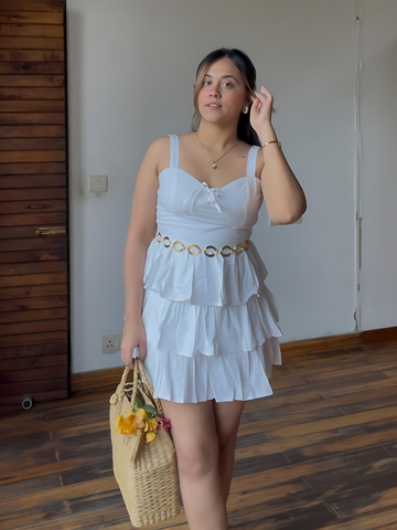 Cloud Whispers Mini Dress