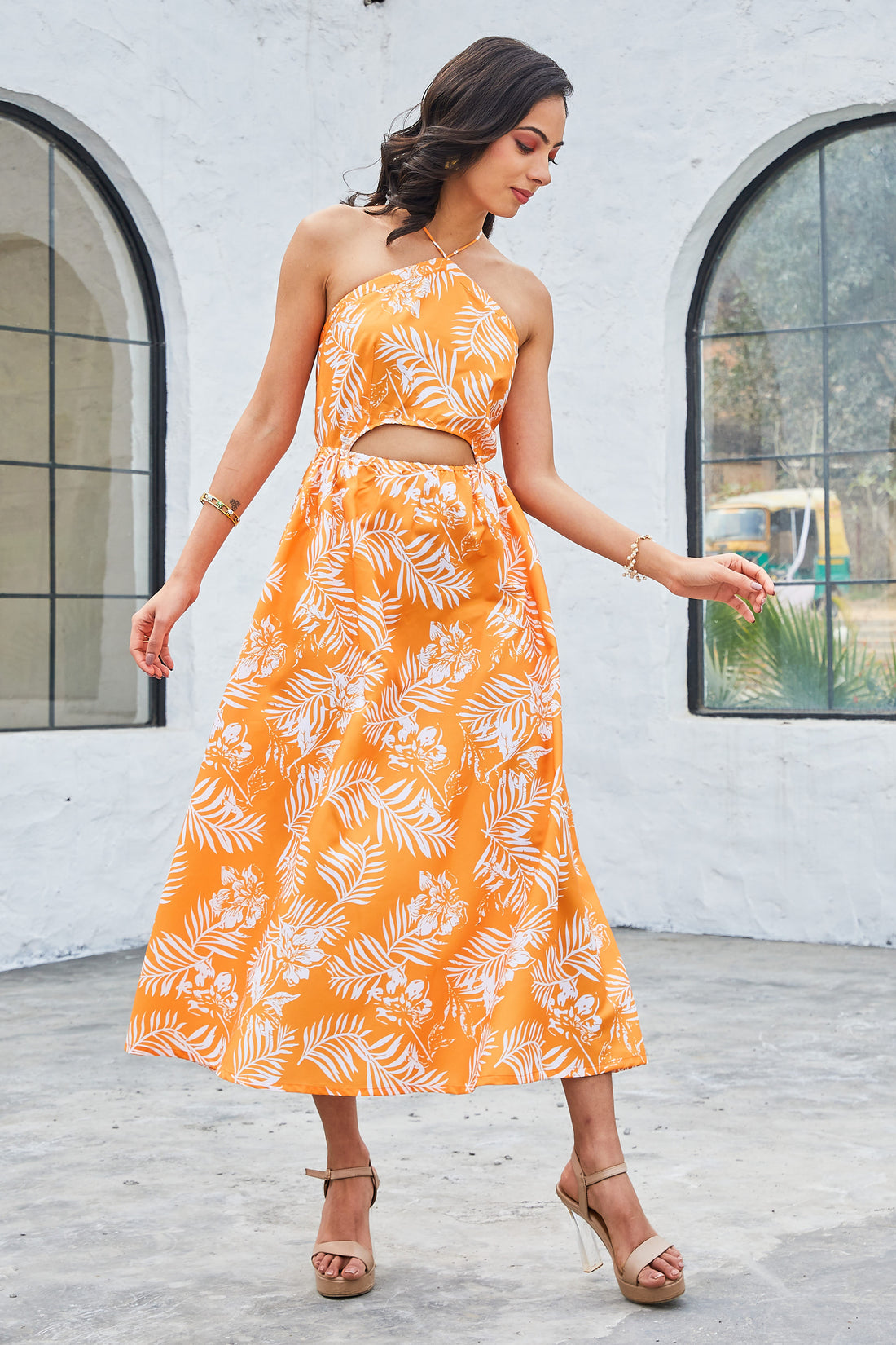 Aurora Flared Maxi Dress