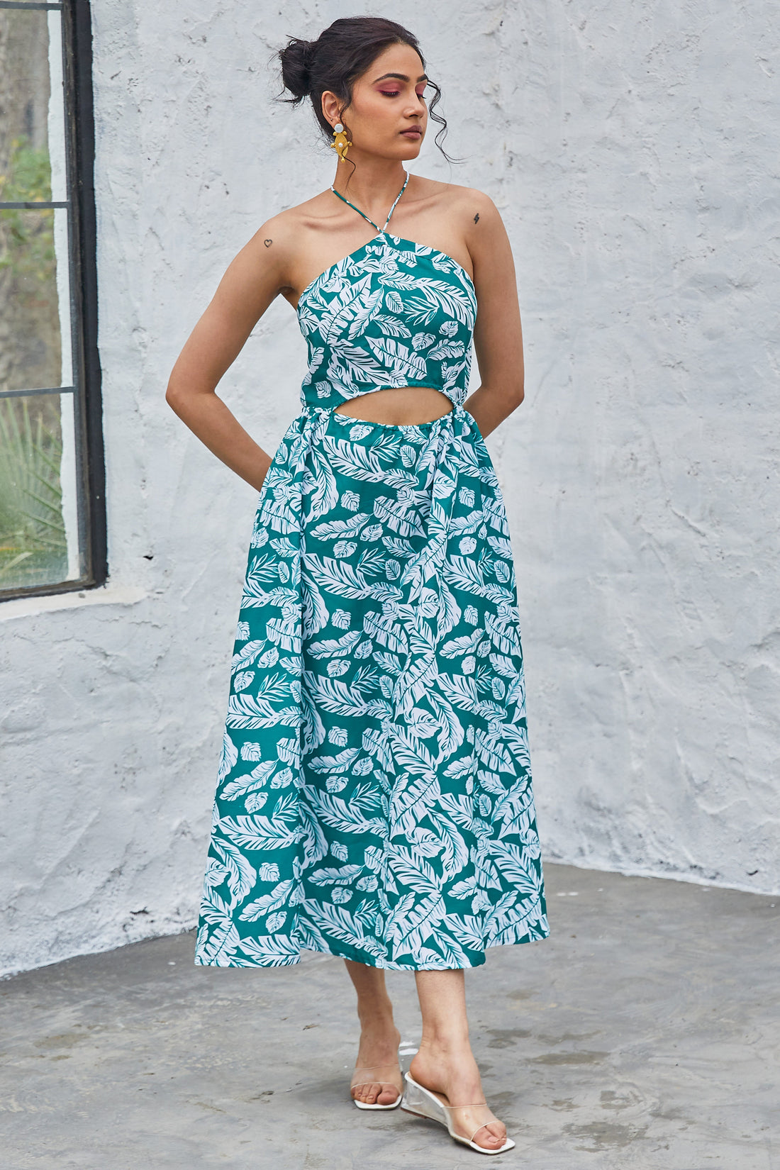 Aurora Flared Maxi Dress