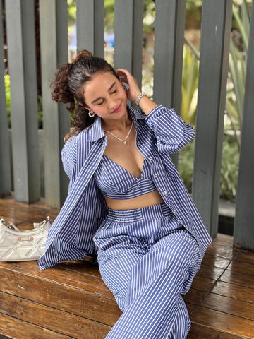 Blue Breeze 3-Piece Co-ord Set
