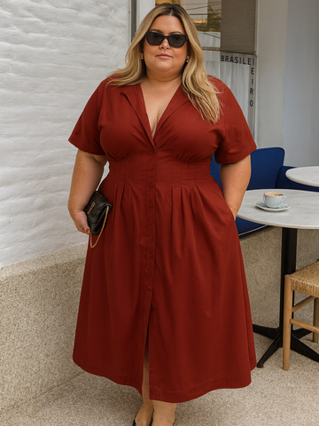The Refined Edit – Silk Cotton Maxi Dress