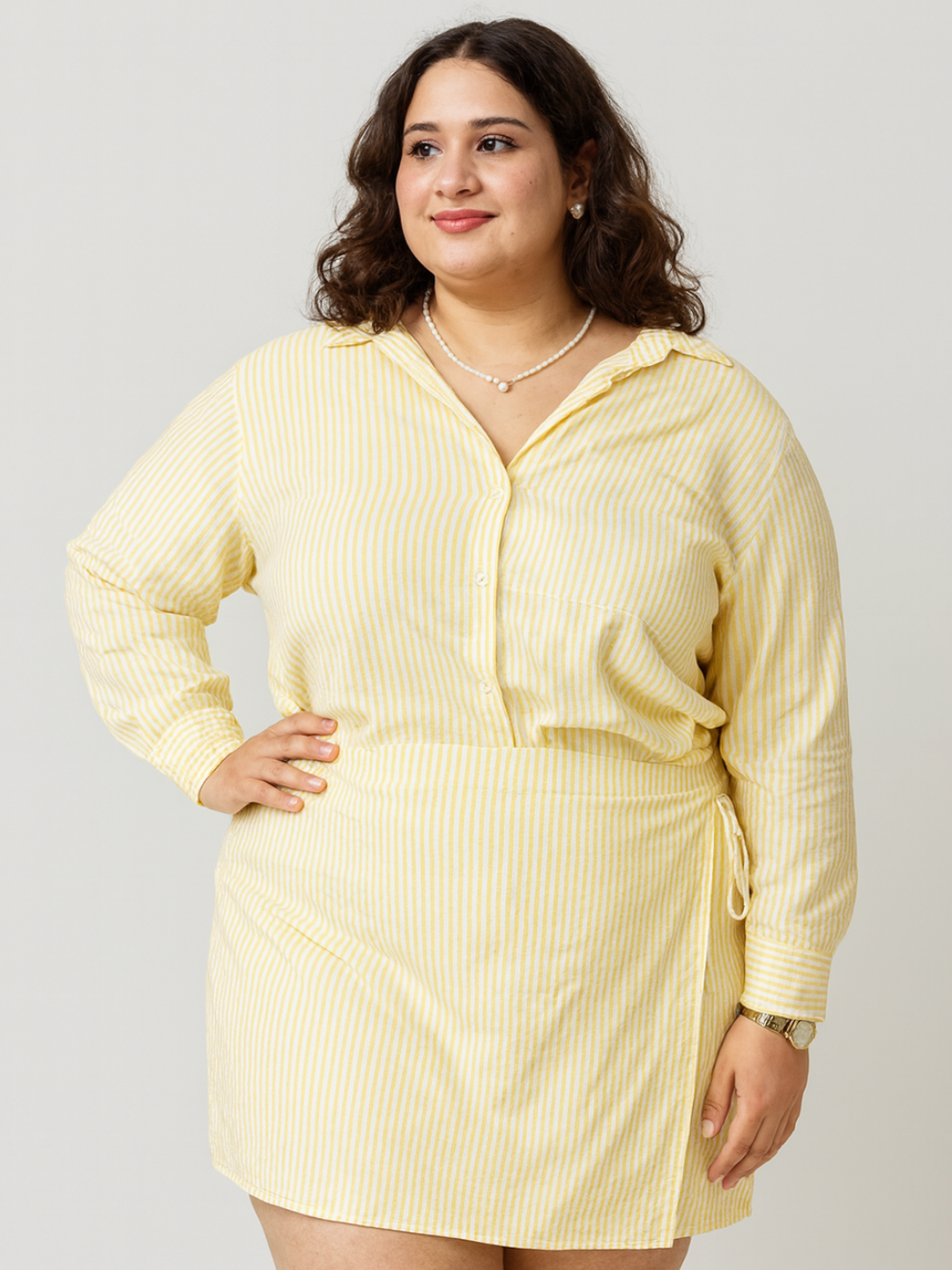 The Lemon Zest Curve Co-ord Set – Sunshine in Every Curve