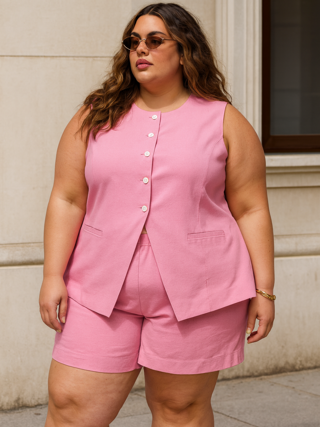 Blush Boss Co-ord Set — Charaavi Curve Story