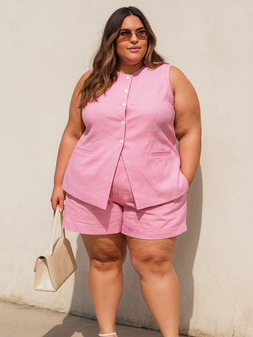 Blush Boss Co-ord Set — Charaavi Curve Story