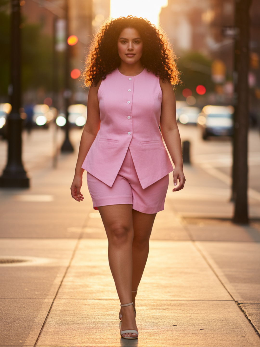 Blush Boss Co-ord Set — Charaavi Curve Story