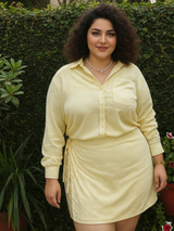 The Lemon Zest Curve Co-ord Set – Sunshine in Every Curve