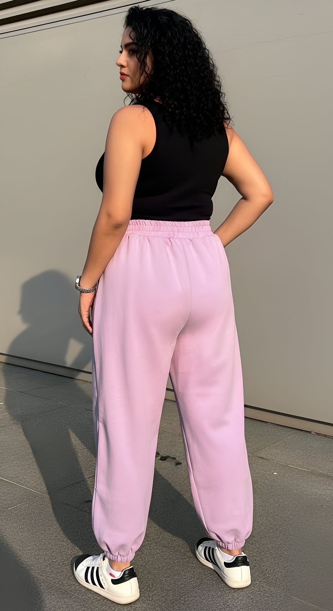 Lilac Fleece Joggers