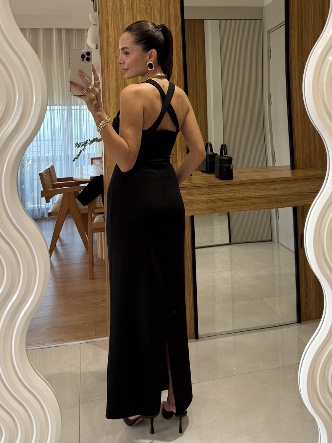 Midnight Aura Co-ord Dress with Blazer