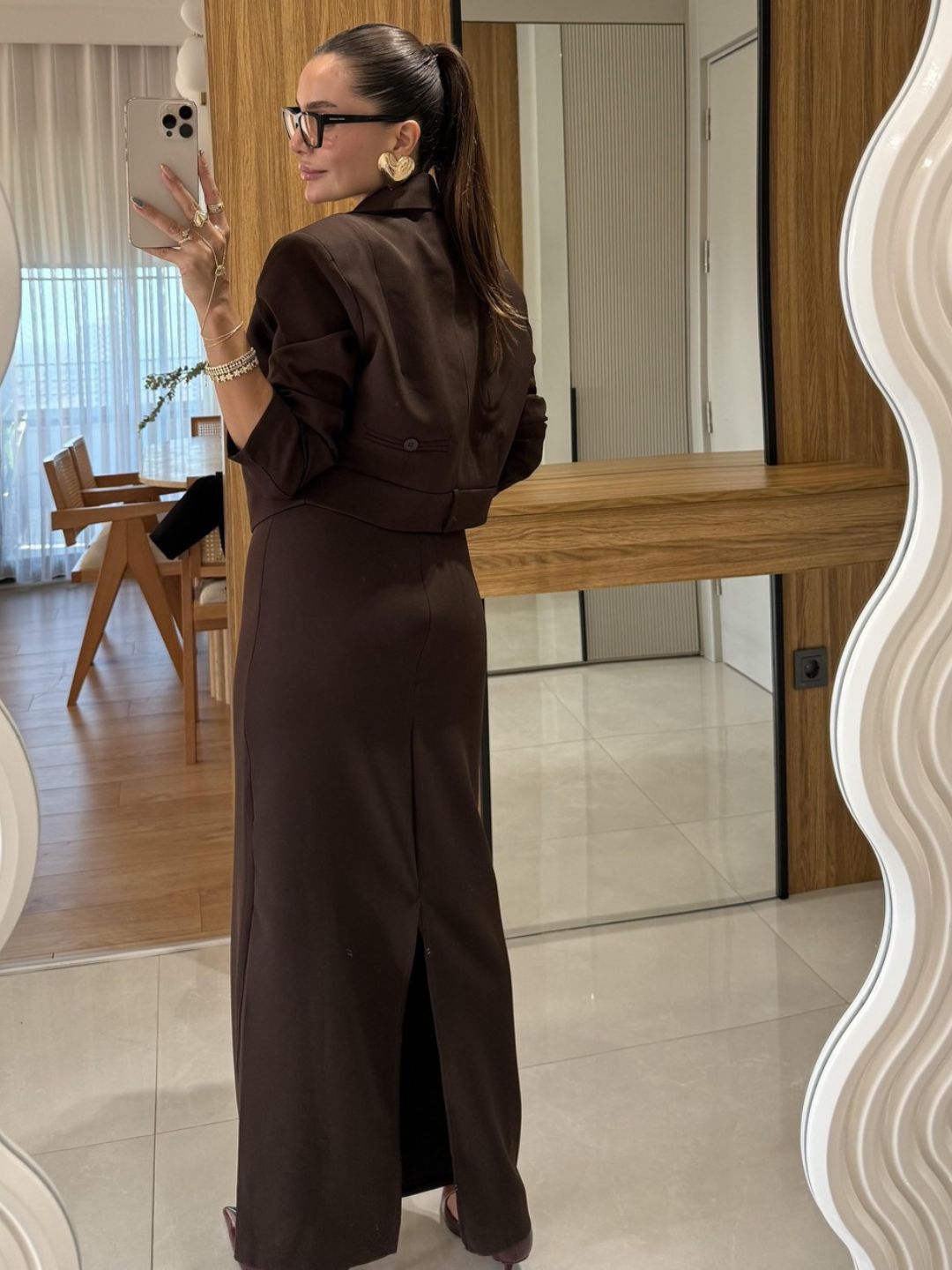 Brownstone Aura Co-ord Dress with Blazer
