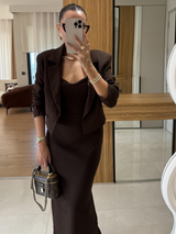 Brownstone Aura Co-ord Dress with Blazer