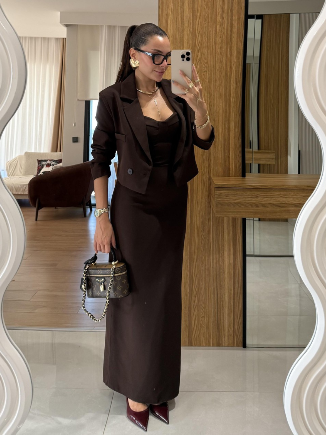 Brownstone Aura Co-ord Dress with Blazer