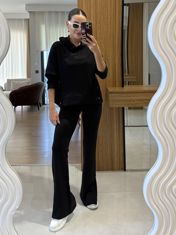 Noir Luxe Suede Co-ord Set