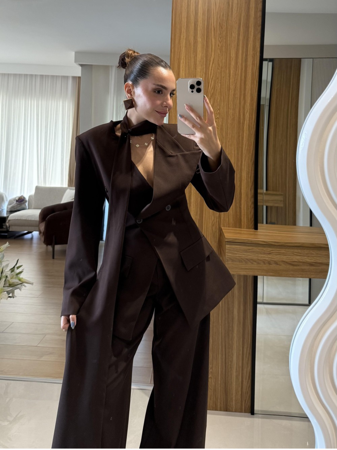 Mocha Mirage Power Suit Set