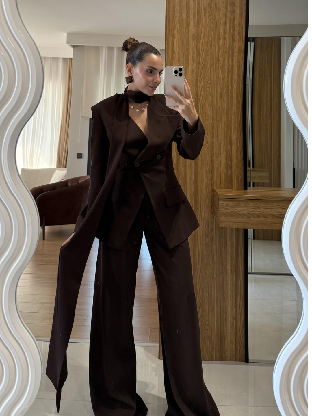 Mocha Mirage Power Suit Set