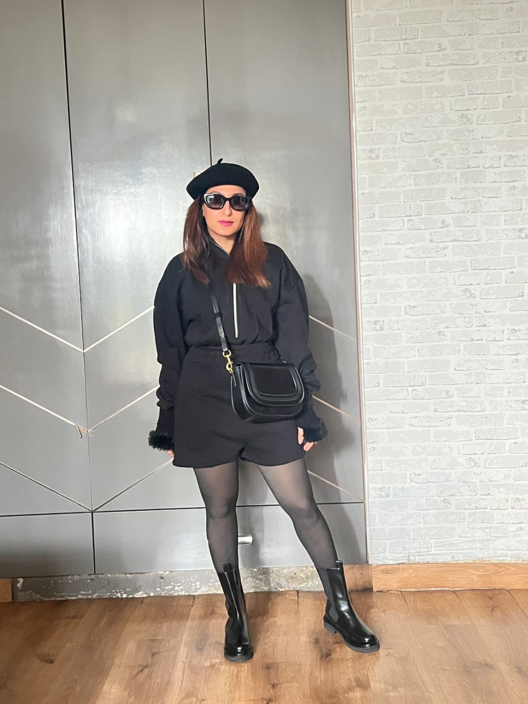 Black Fleece Jumper Set