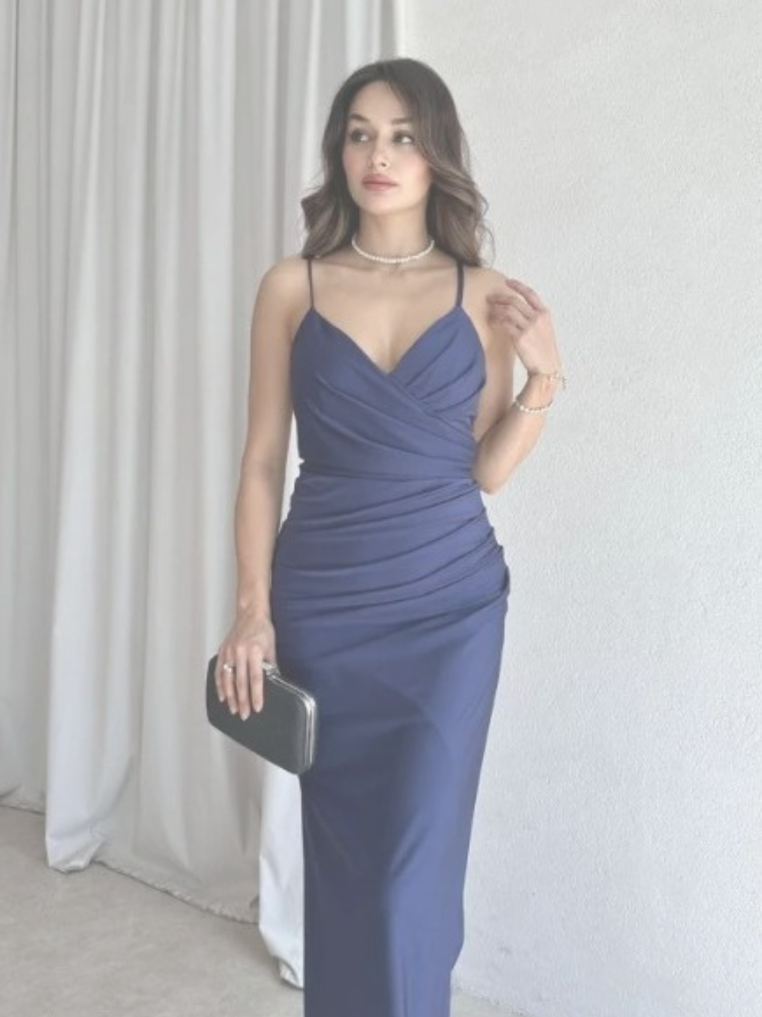 Tie Me Blue Dress