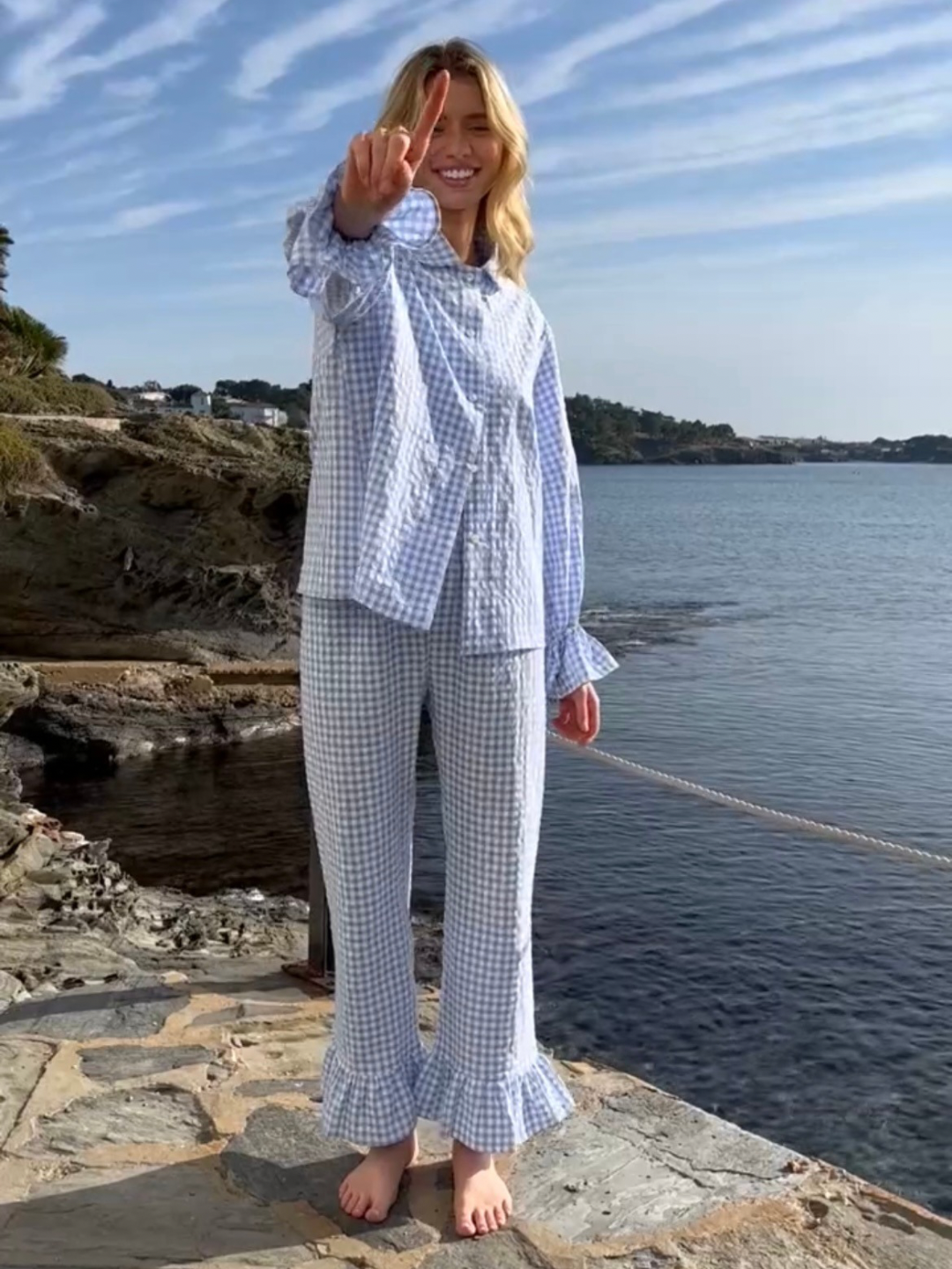 Gingham Dream Lounge Set