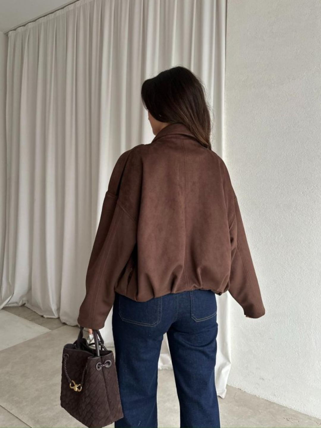 Cocoa Edge Cropped Jacket