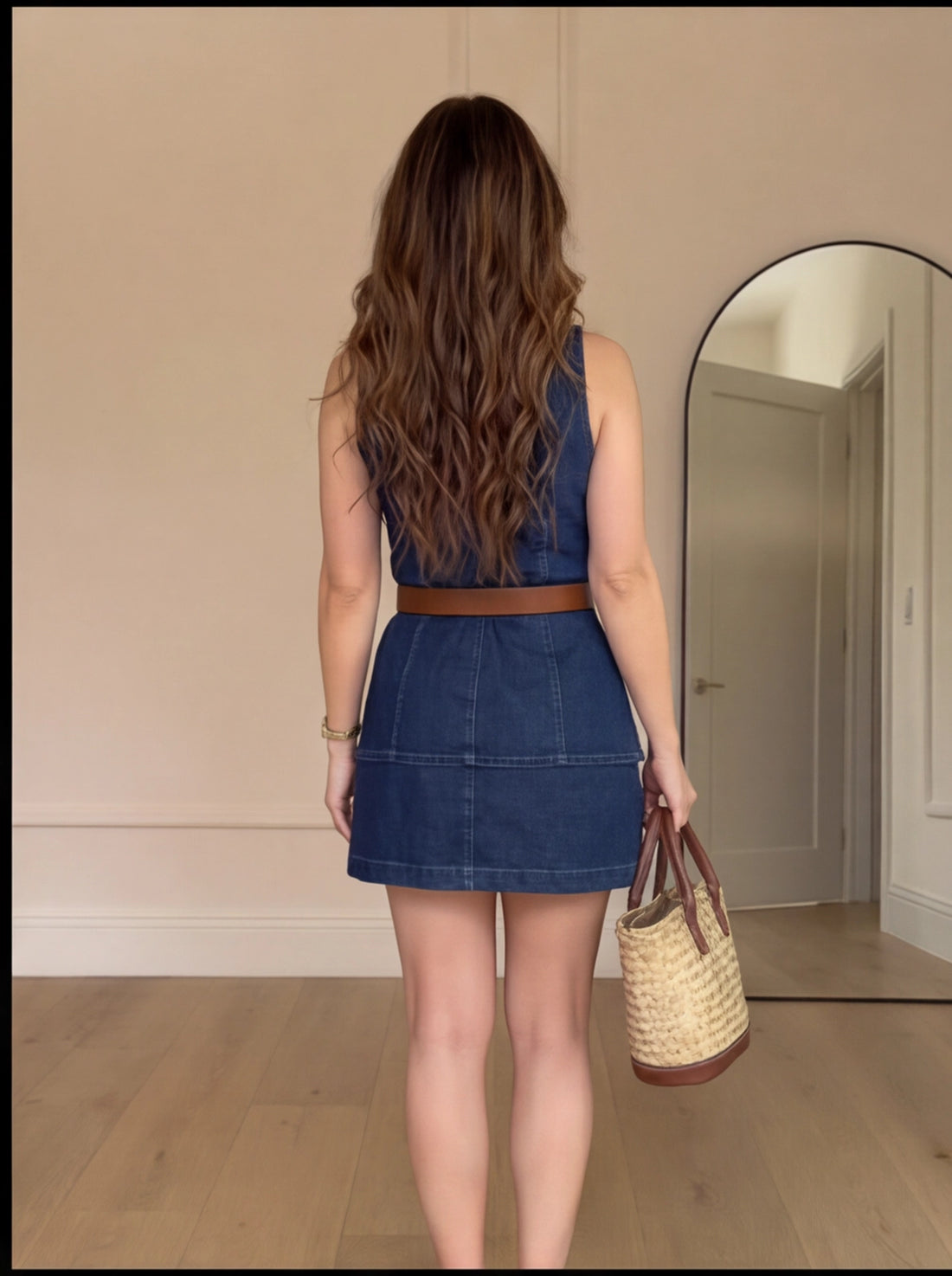 Indigo Power Skirt Set