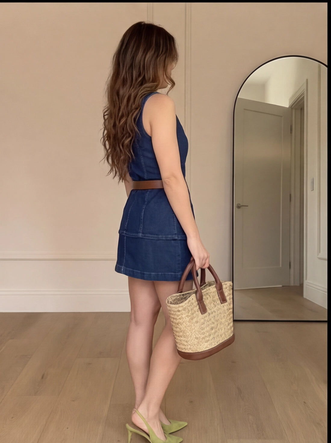 Indigo Power Skirt Set