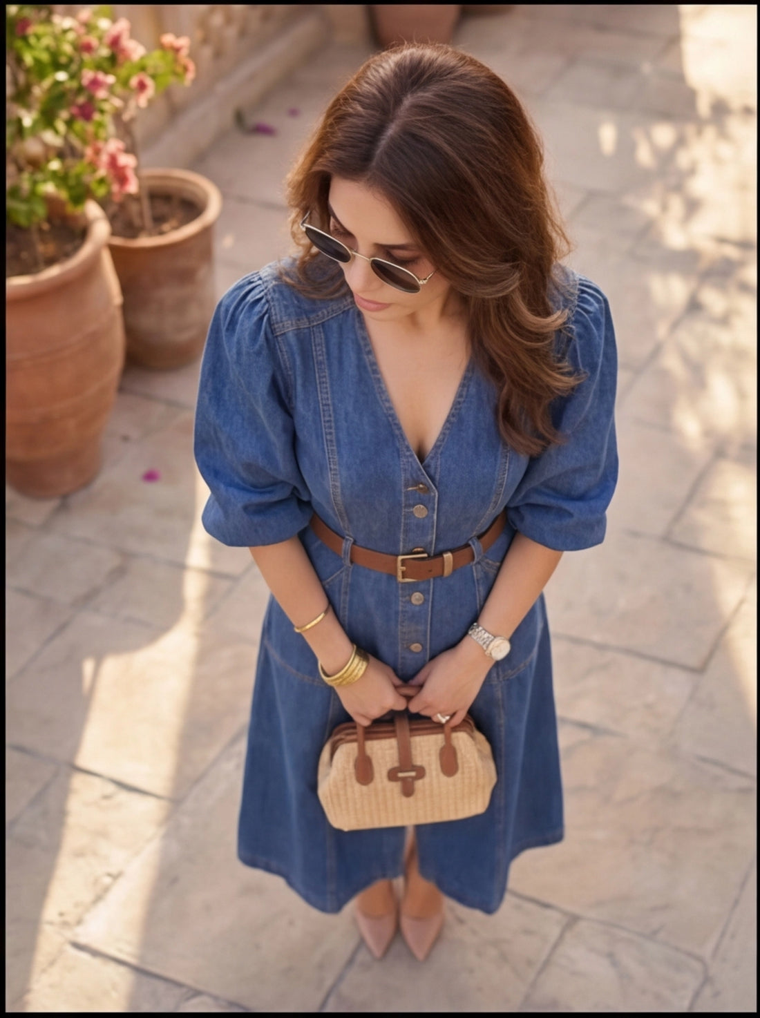 Classic Curve Denim Dress