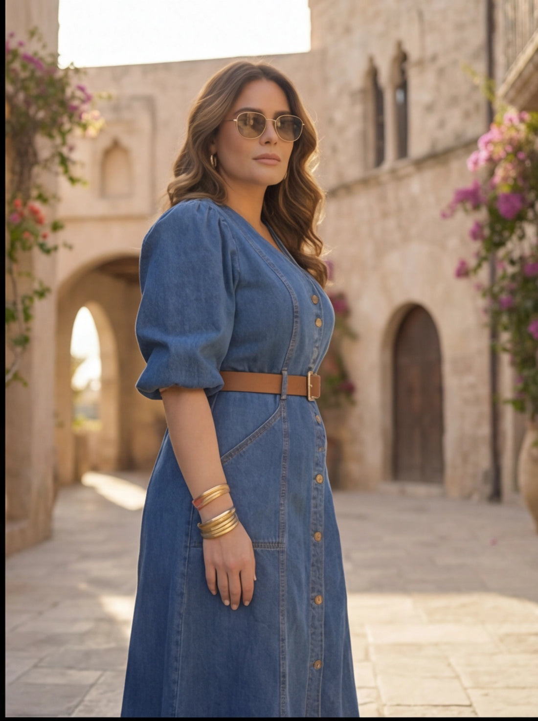 Classic Curve Denim Dress – Curve Edit