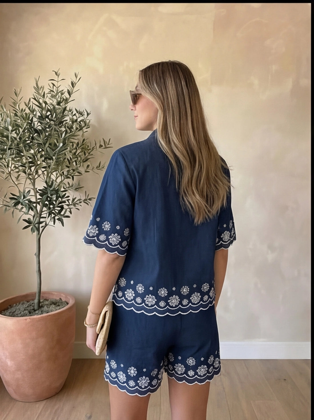Summer Bloom Shorts Set