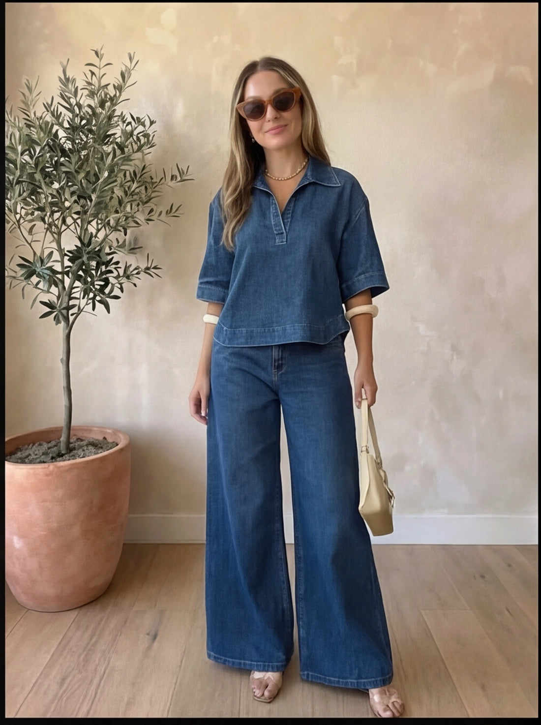 Everyday Relaxed Denim Co-ord Set