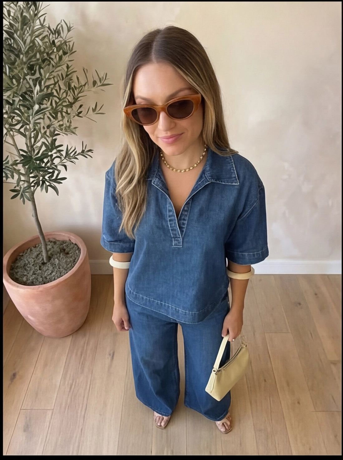 Everyday Relaxed Denim Co-ord Set
